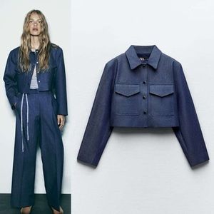 ZARA NWOT SHOULDER PAD CROPPED JACKET